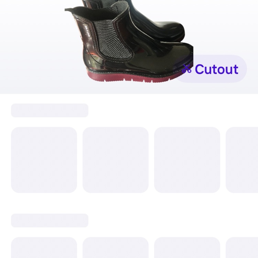 Matt & Nat Chelz Black Rain Ankle Booties size 10 - Picture 5 of 14